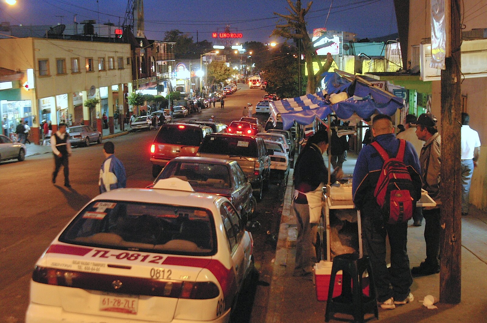 A busy night for taxis from A Trip to Tijuana, Mexico - 25th March 2006