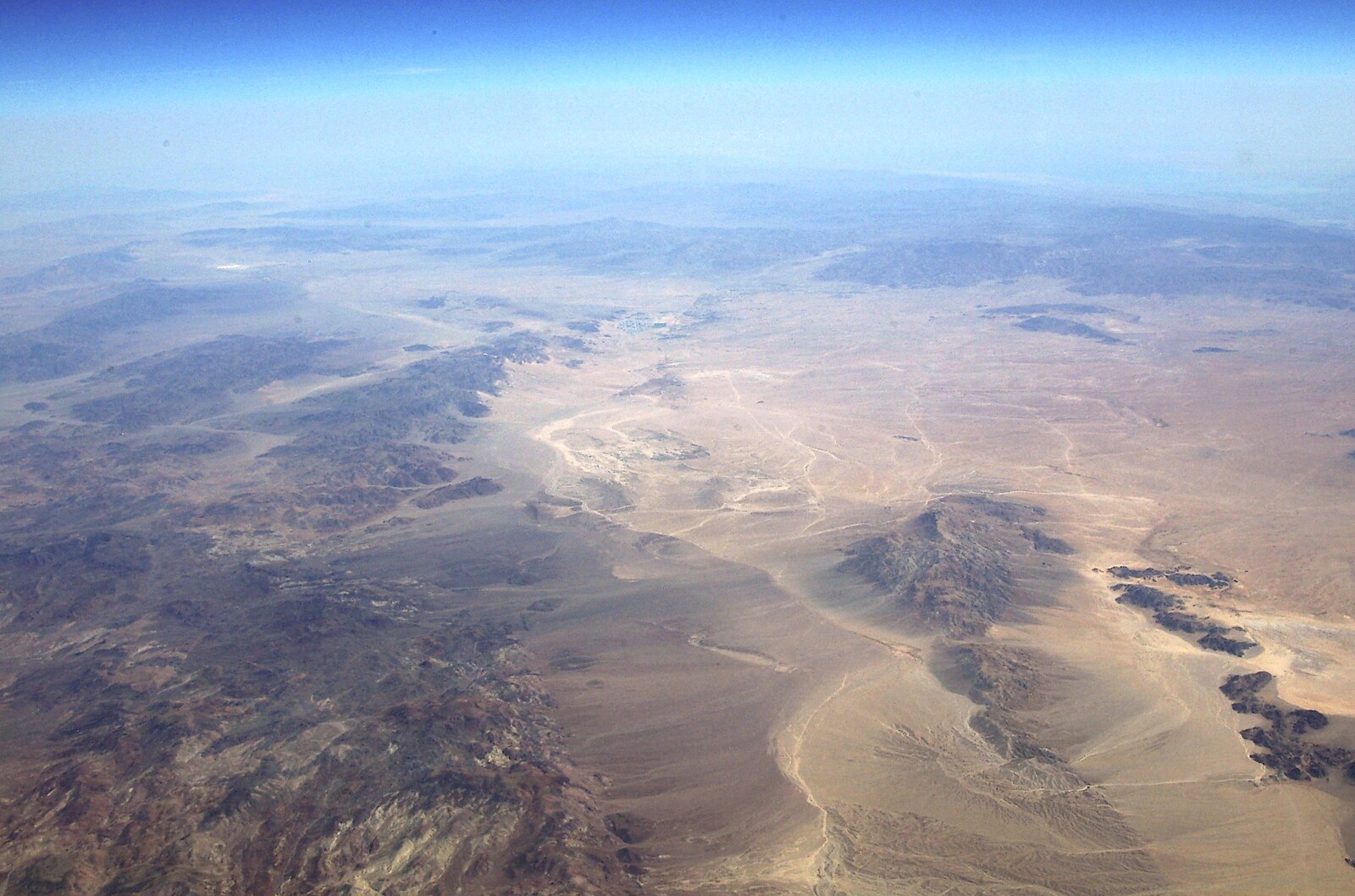 Another aerial desert vista from San Diego Seven: The Desert and the Dunes, Arizona and California, US - 22nd April