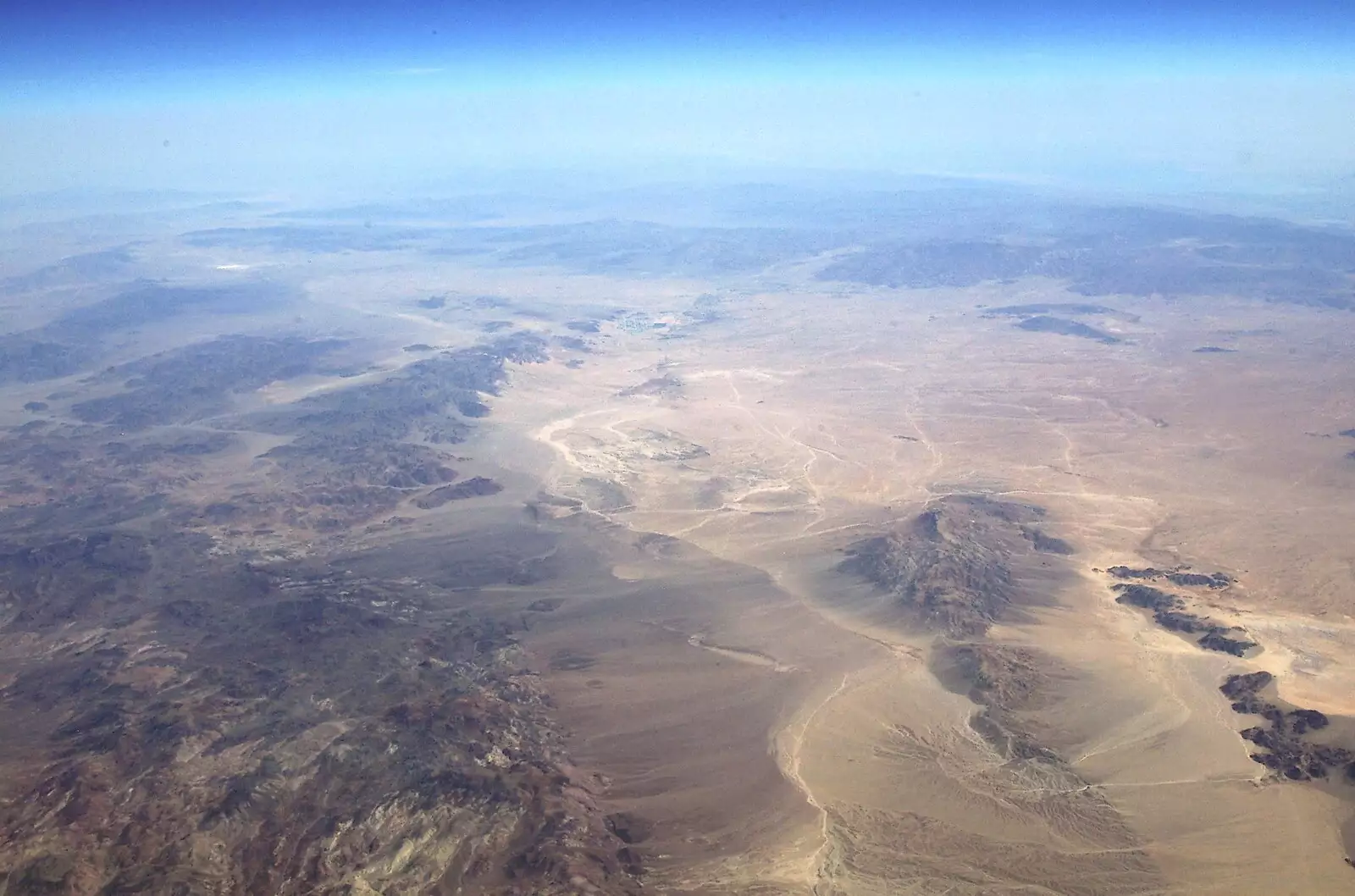 Another aerial desert vista, from San Diego Seven: The Desert and the Dunes, Arizona and California, US - 22nd April