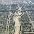 A monster Freeway slices through South LA, San Diego Seven: The Desert and the Dunes, Arizona and California, US - 22nd April