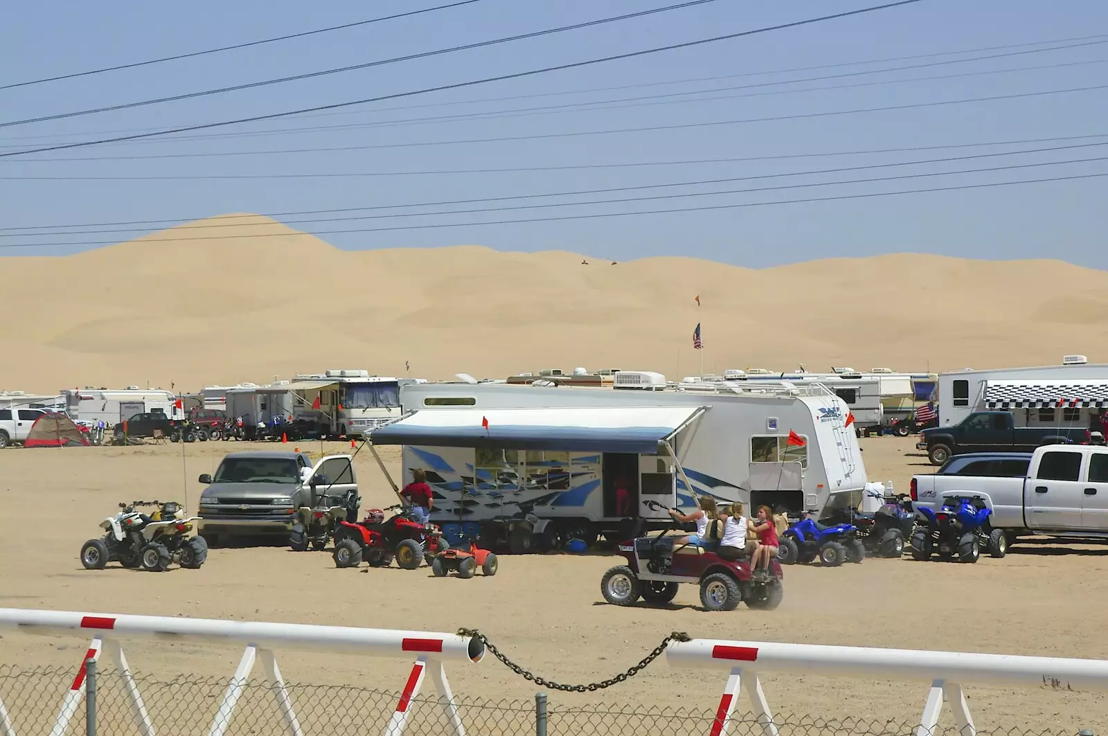 An RV park in the Dunes, from San Diego Seven: The Desert and the Dunes, Arizona and California, US - 22nd April