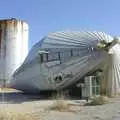 A collapsed grain silo near Blaisdell, Arizona, San Diego Seven: The Desert and the Dunes, Arizona and California, US - 22nd April