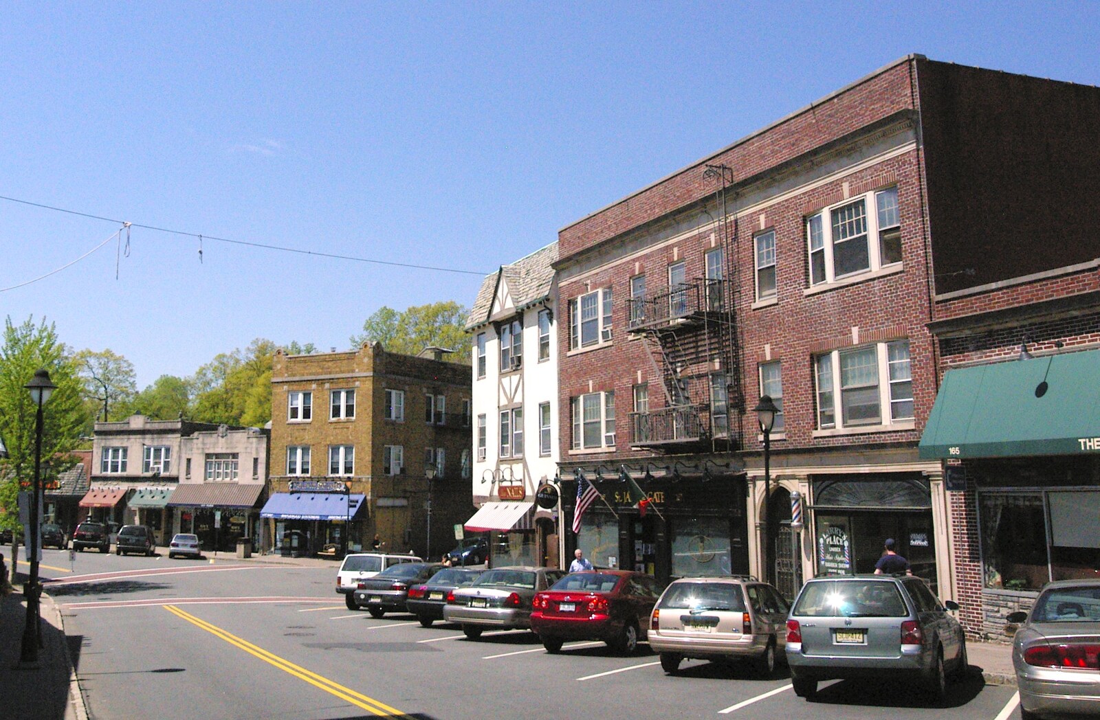 More Main Street from Maplewood and Little-League Baseball, New Jersey - 29th April 2006