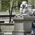 The lions of the New York Public Library, A Union Square Demo, Bryant Park and Columbus Circle, New York, US - 2nd May 2006