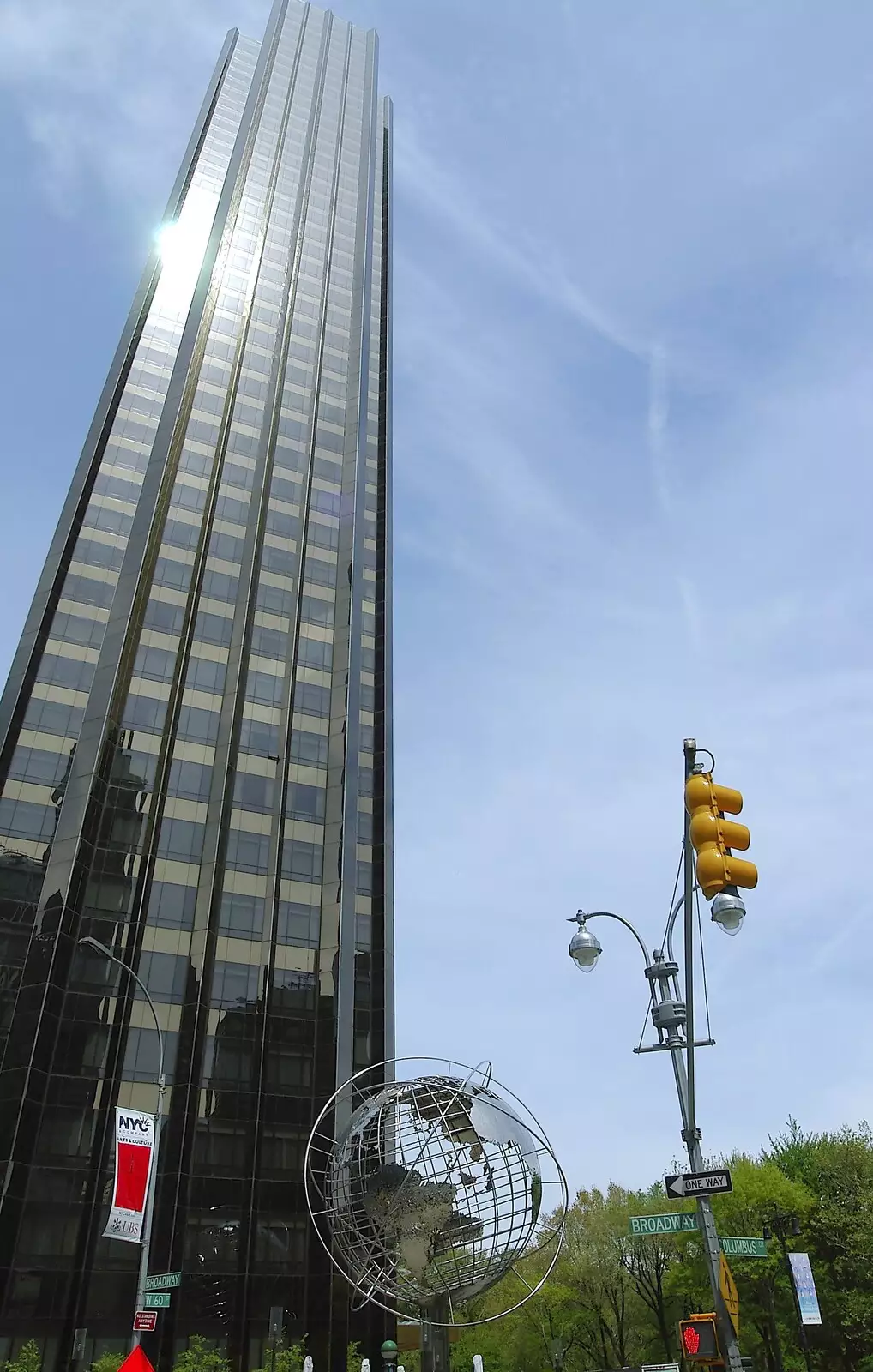 The Trump Hotel, from A Union Square Demo, Bryant Park and Columbus Circle, New York, US - 2nd May 2006