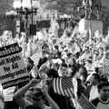 Massed flag waving, A Union Square Demo, Bryant Park and Columbus Circle, New York, US - 2nd May 2006