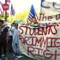 Students protesting, A Union Square Demo, Bryant Park and Columbus Circle, New York, US - 2nd May 2006