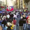 The demo heads off down a street, A Union Square Demo, Bryant Park and Columbus Circle, New York, US - 2nd May 2006