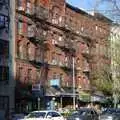 A classic brownstone block, A Union Square Demo, Bryant Park and Columbus Circle, New York, US - 2nd May 2006