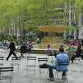 Café chairs by a fountain, A Union Square Demo, Bryant Park and Columbus Circle, New York, US - 2nd May 2006