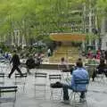 Café chairs by a fountain, A Union Square Demo, Bryant Park and Columbus Circle, New York, US - 2nd May 2006