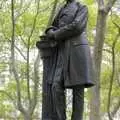 A statue of some dude, A Union Square Demo, Bryant Park and Columbus Circle, New York, US - 2nd May 2006