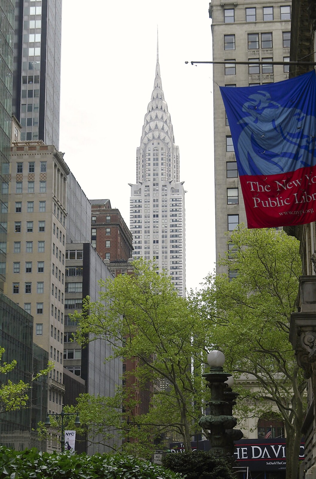 The Chrysler Building from A Union Square Demo, Bryant Park and Columbus Circle, New York, US - 2nd May 2006