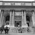 The grand entrance to New York Public Library, A Union Square Demo, Bryant Park and Columbus Circle, New York, US - 2nd May 2006