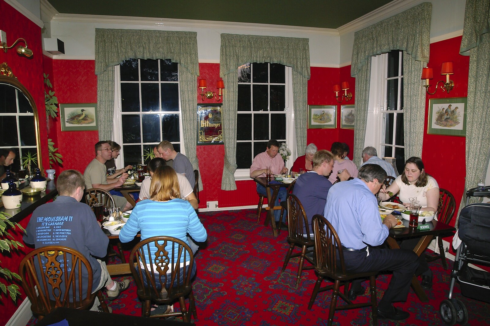 Tea in the dining room from The BSCC does The Pheasant Hotel, Kelling, Norfolk - 6th May 2006