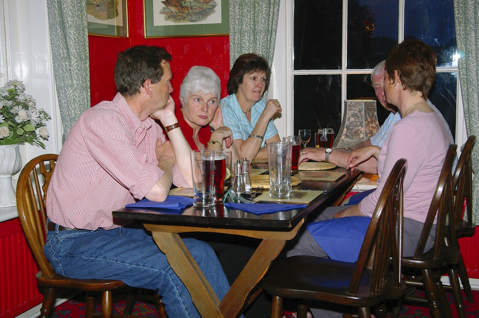 The Saga table from The BSCC does The Pheasant Hotel, Kelling, Norfolk - 6th May 2006