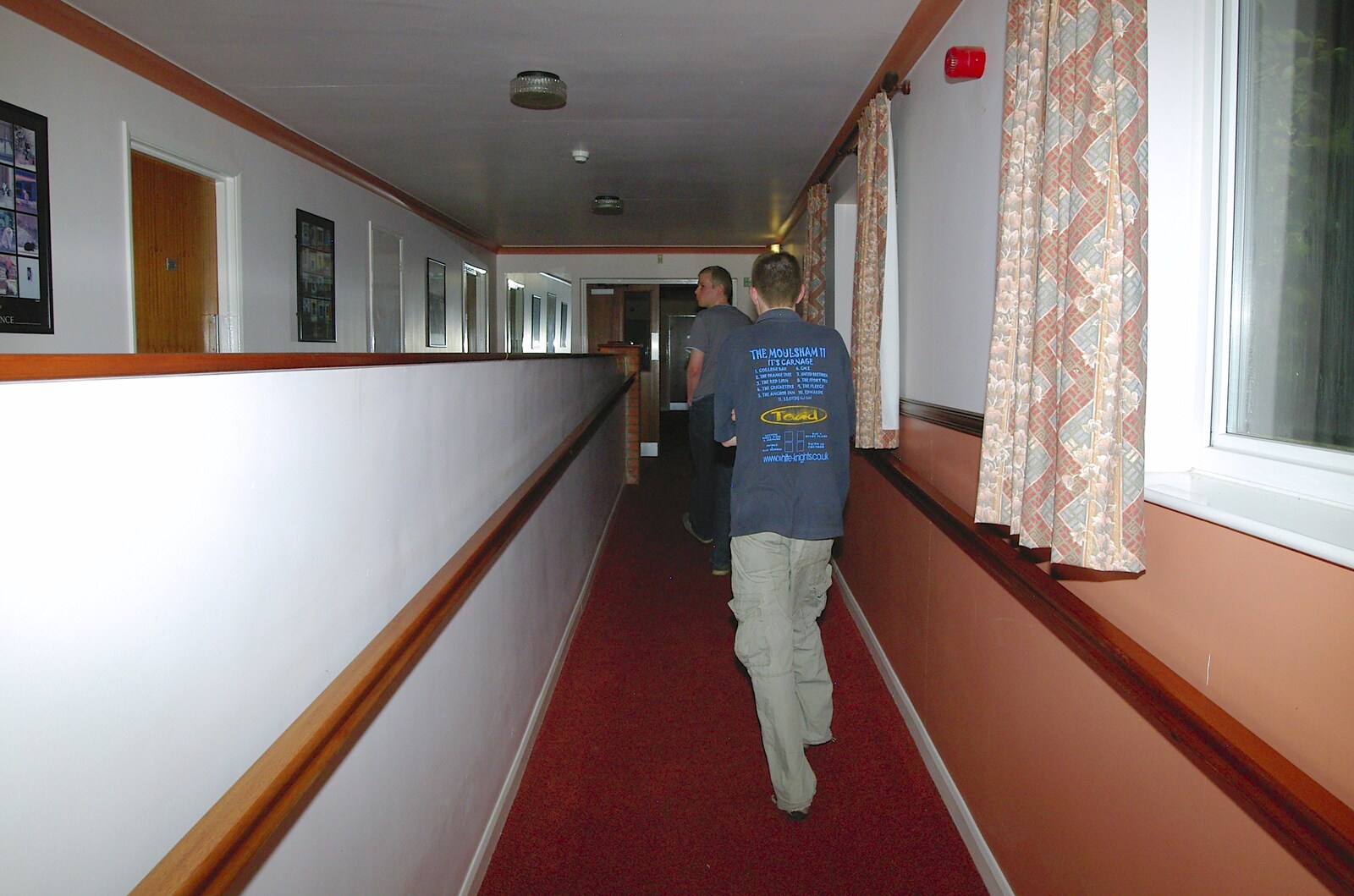 We head back to the rooms from The BSCC does The Pheasant Hotel, Kelling, Norfolk - 6th May 2006