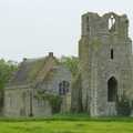 A partly-ruined church, The BSCC does The Pheasant Hotel, Kelling, Norfolk - 6th May 2006