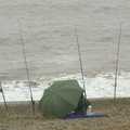 A fisherman faces the bleak North Sea, The BSCC does The Pheasant Hotel, Kelling, Norfolk - 6th May 2006
