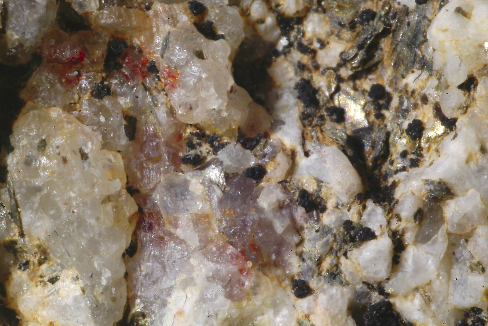 Close-up of some quartz granite from Fun With Bellows: Macro Photography, Brome, Suffolk - 13th May 2006