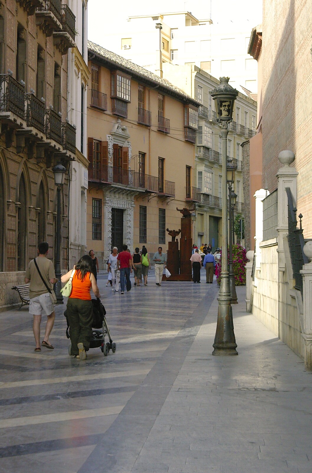 A marbled back street from Working at Telefónica, Malaga, Spain - 6th June 2006