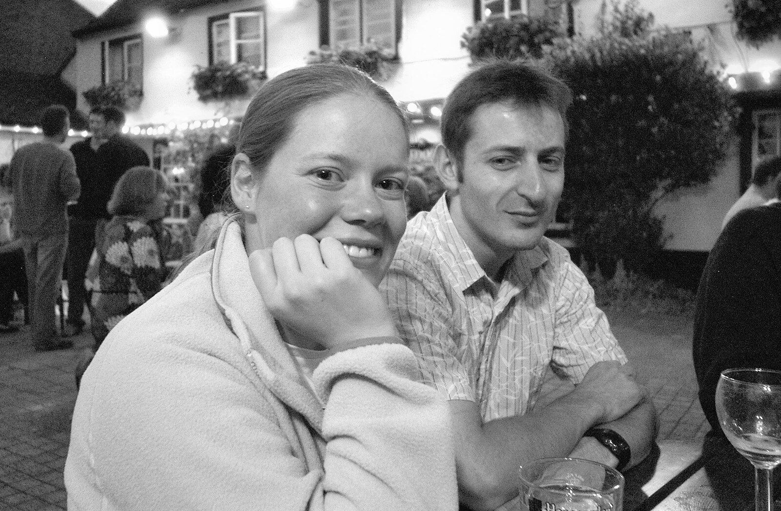 Clare and Ben from Ben Leaves "The Lab", Fort St. George, Cambridge - 16th June 2006