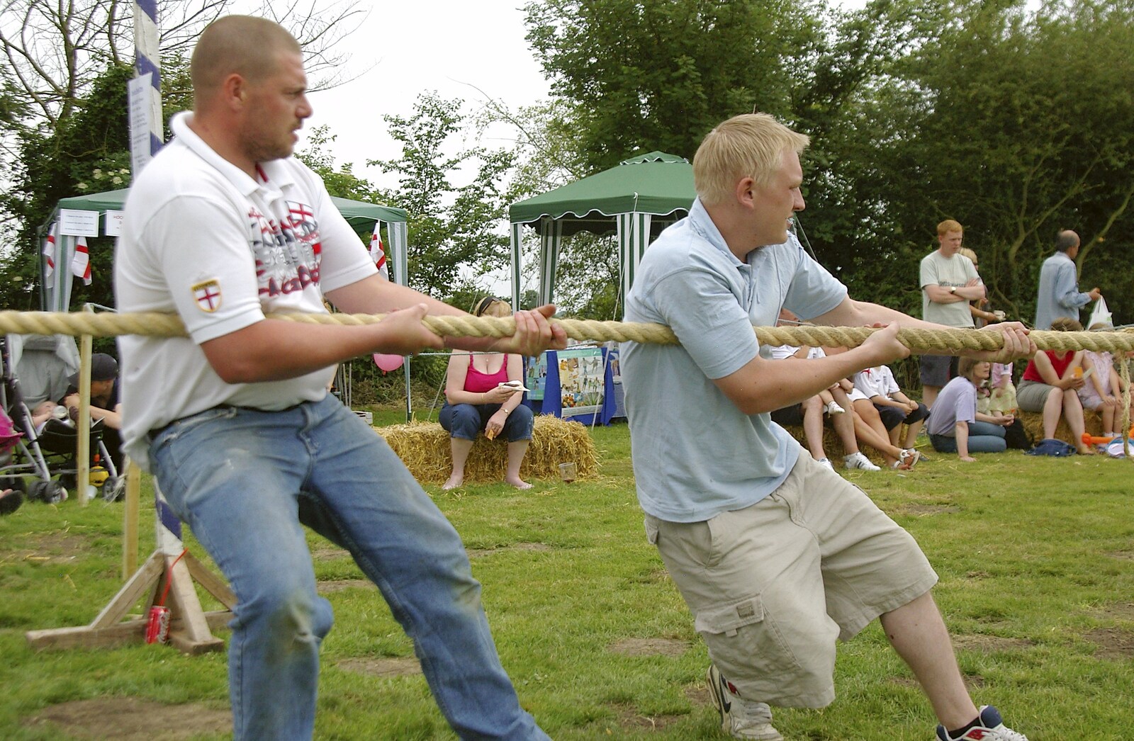 A tug of war occurs from The Village Fête, Yaxley, Suffolk - 18th June 2006