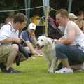 The winner of the dog show gets a photo taken, The Village Fête, Yaxley, Suffolk - 18th June 2006