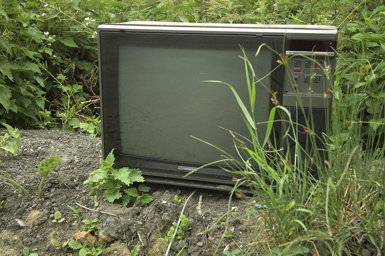 Someone has dumped a Ferguson TX television from The Village Fête, Yaxley, Suffolk - 18th June 2006