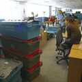 More 'crate city', Qualcomm Moves Offices, Milton Road, Cambridge - 26th July 2006