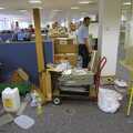 Downstairs is a bit chaotic, Qualcomm Moves Offices, Milton Road, Cambridge - 26th July 2006