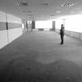 Clare looks a bit lost in the old East Wing, Qualcomm Moves Offices, Milton Road, Cambridge - 26th July 2006