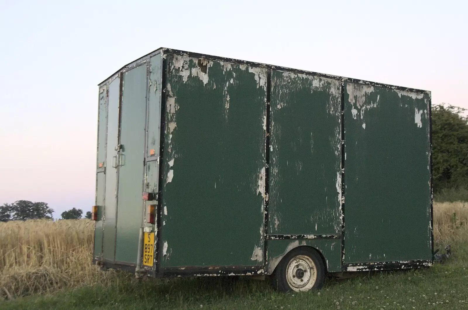 A derelict trailer of some description, from The BBs Play Athelington Hall, Horham, Suffolk - 29th June 2006