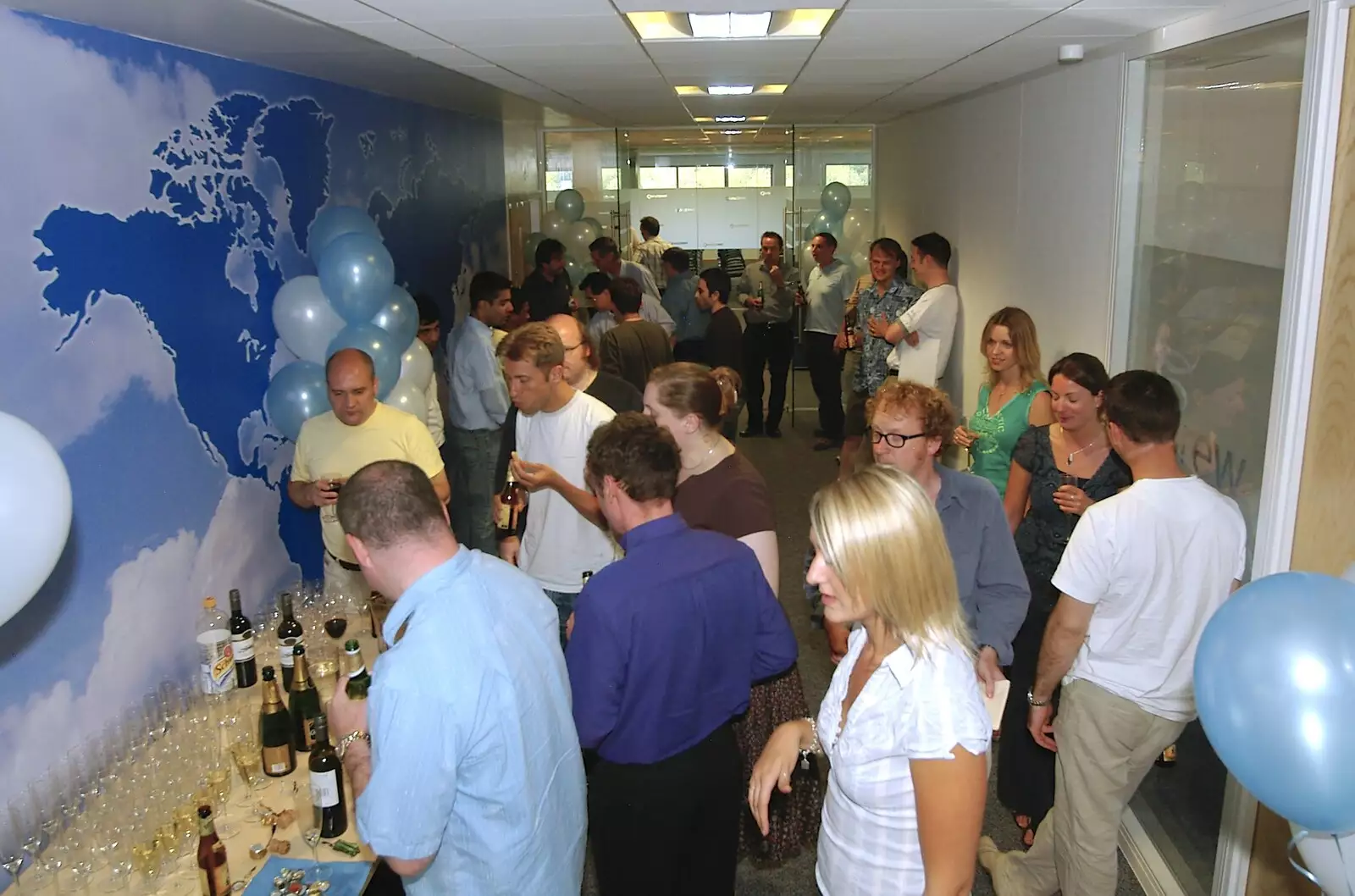 The party is in effect, from Qualcomm's New Office Party, Science Park, Milton Road, Cambridge - 3rd July 2006