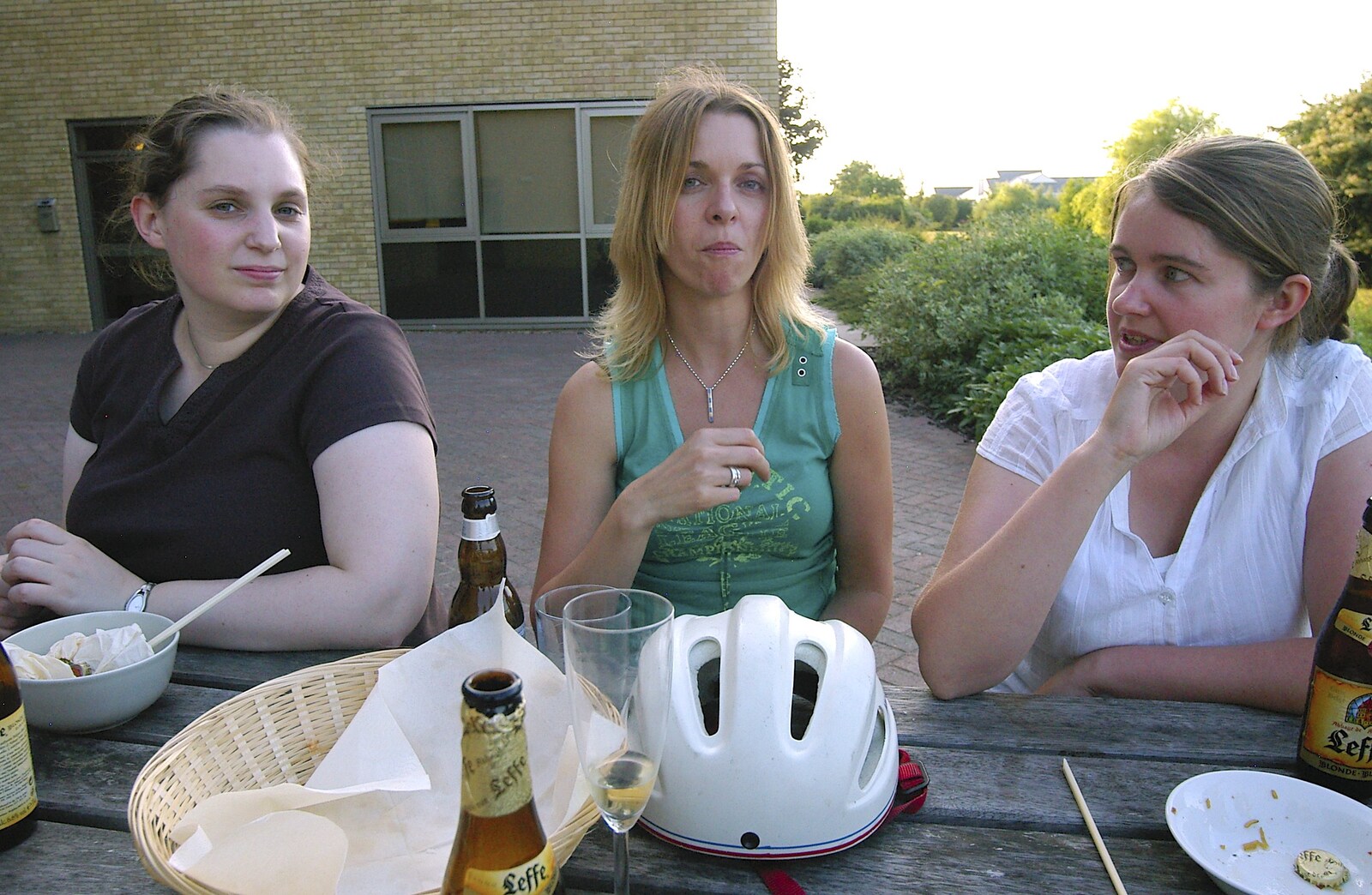 Louise, Janet and Isobel from Qualcomm's New Office Party, Science Park, Milton Road, Cambridge - 3rd July 2006
