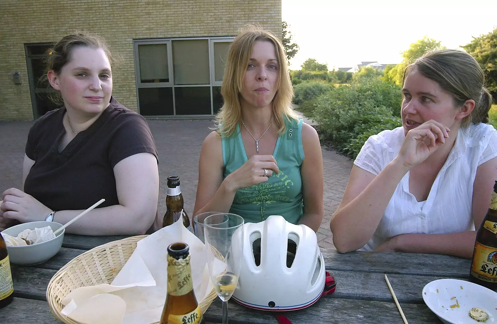 Louise, Janet and Isobel, from Qualcomm's New Office Party, Science Park, Milton Road, Cambridge - 3rd July 2006