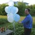 Leon with balloons, Qualcomm's New Office Party, Science Park, Milton Road, Cambridge - 3rd July 2006