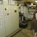 Louise investigates the plant room, Qualcomm's New Office Party, Science Park, Milton Road, Cambridge - 3rd July 2006