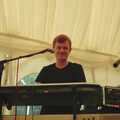 Nosher behind the keyboards, The BBs Play Yaxley Hall, Yaxley, Suffolk - 7th July 2006