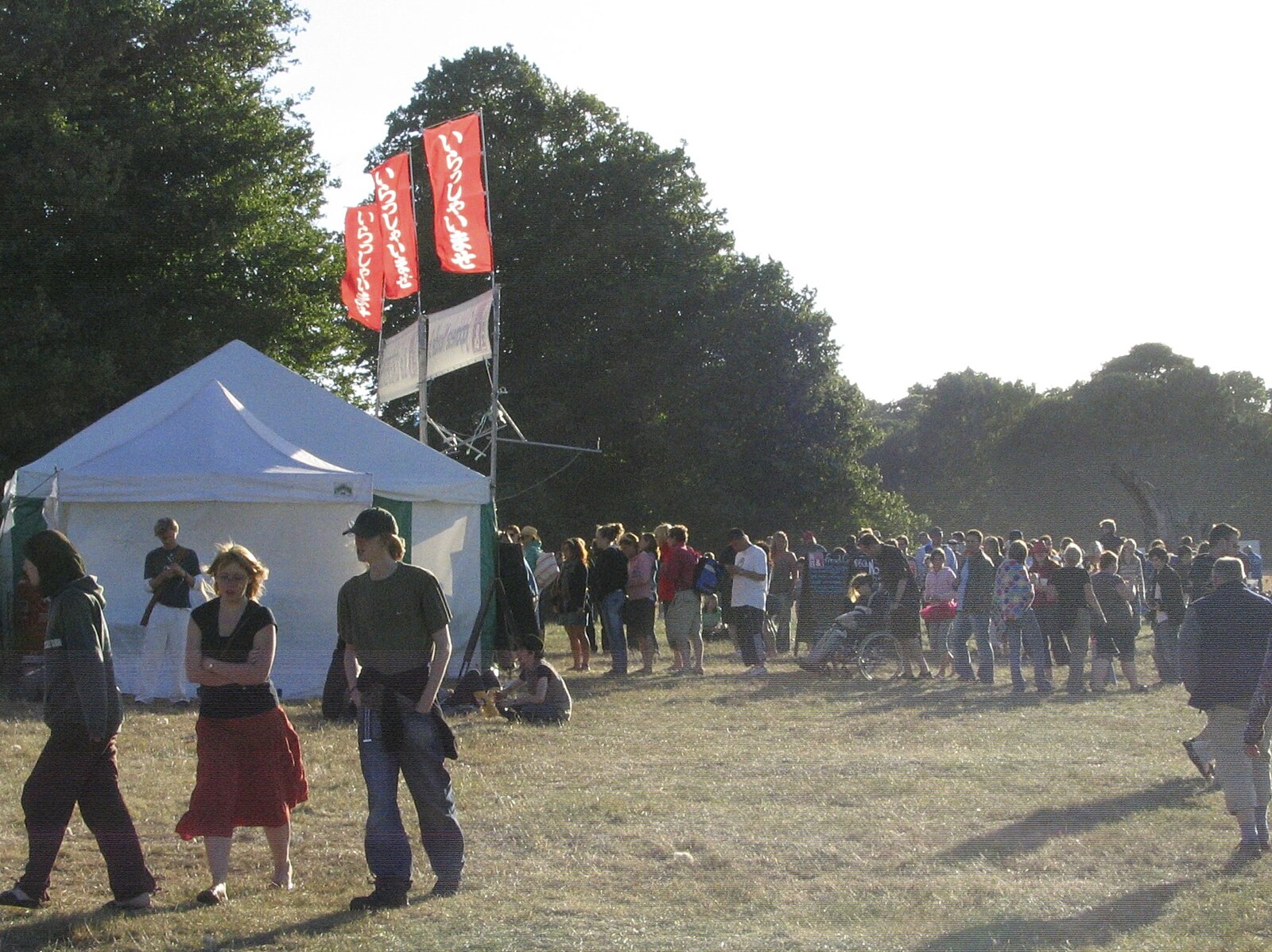 A queue for something from The First Latitude Festival, Henham Park, Suffolk - 14th July 2006