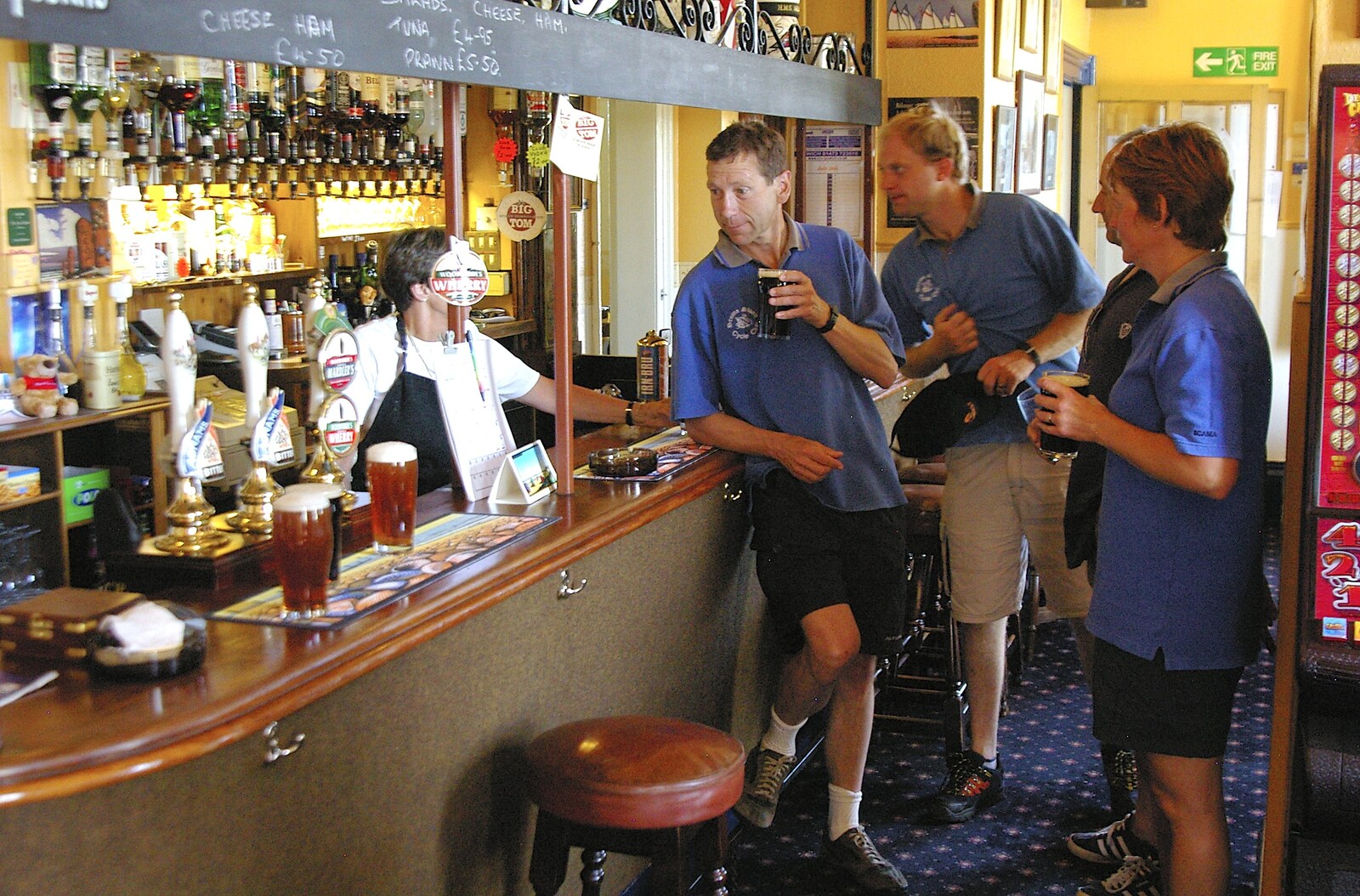 Apple John at the bar from The BSCC Charity Bike Ride, Orford, Suffolk - 15th July 2006