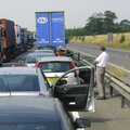 Motionless traffic on the A14, Shakespeare at St. John's, Parker's Piece and the A14's Worst Day - 17th July 2006
