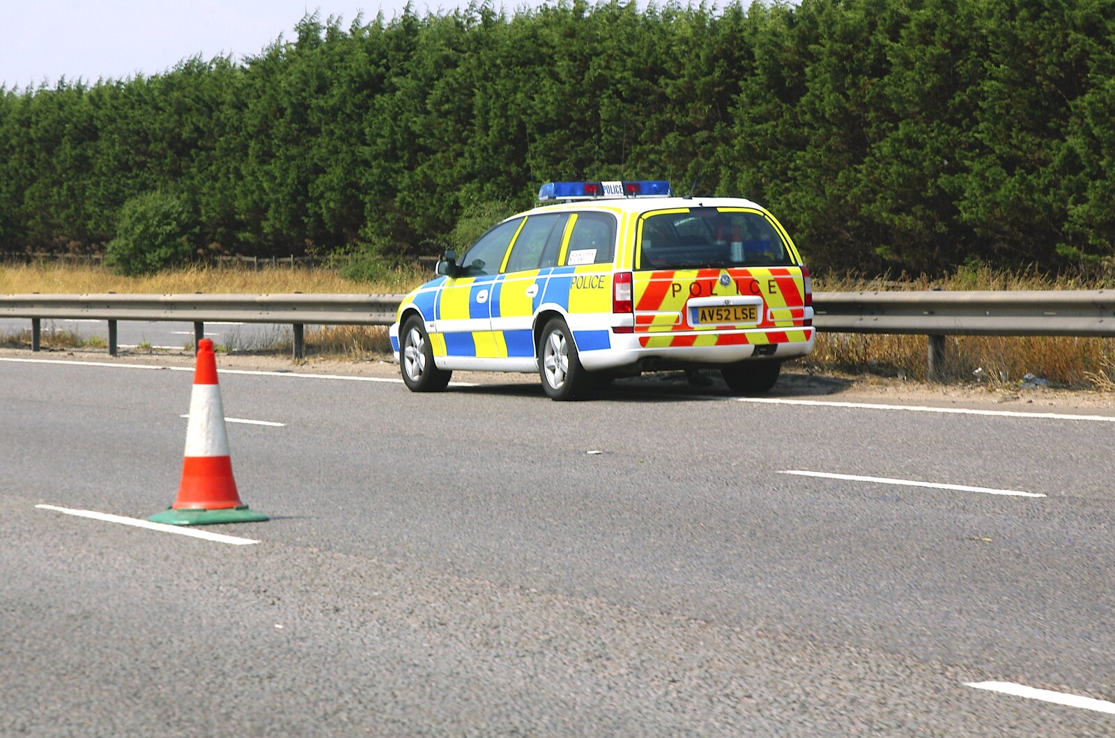 The coppers cordon off huge swathes of road from Shakespeare at St. John's, Parker's Piece and the A14's Worst Day - 17th July 2006