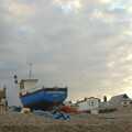 A fishing boat on the beach, The Regatta Restaurant with Mother and Mike, Aldeburgh, Suffolk - 10th August 2006