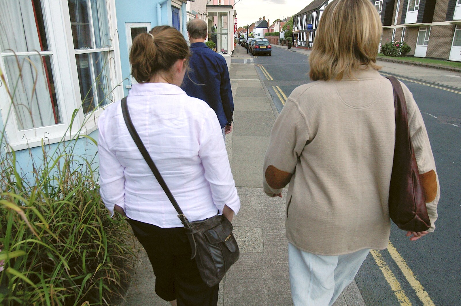 Walking through Aldeburgh from The Regatta Restaurant with Mother and Mike, Aldeburgh, Suffolk - 10th August 2006