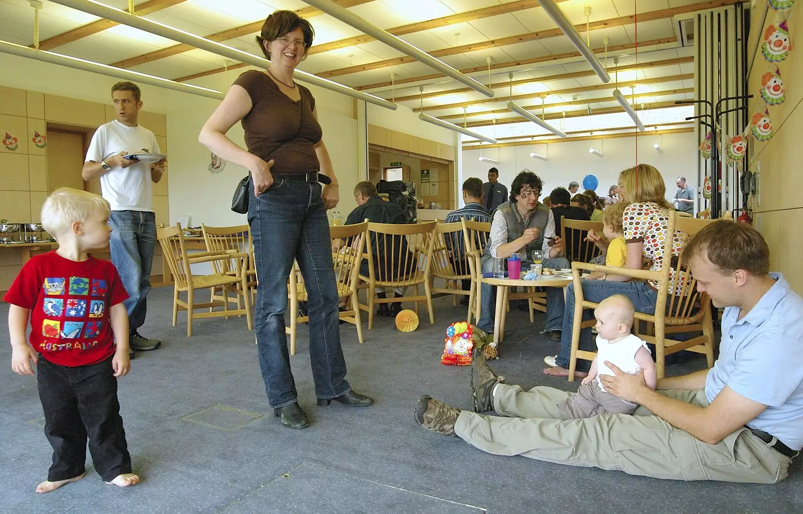 Baby corner, from Qualcomm's Summer Circus Thrash, Churchill College, Cambridge - 18th August 2006