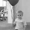 A small child with balloons, Qualcomm's Summer Circus Thrash, Churchill College, Cambridge - 18th August 2006