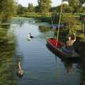 A man on a punt, Grantchester Meadows, Alex Hill at Revs and Spitfires - 10th September 2006