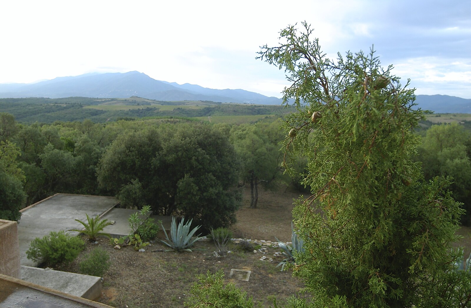 The view from the bedroom window from A Roussillon Farmhouse, Fourques, Perpignan, France - 17th September 2006
