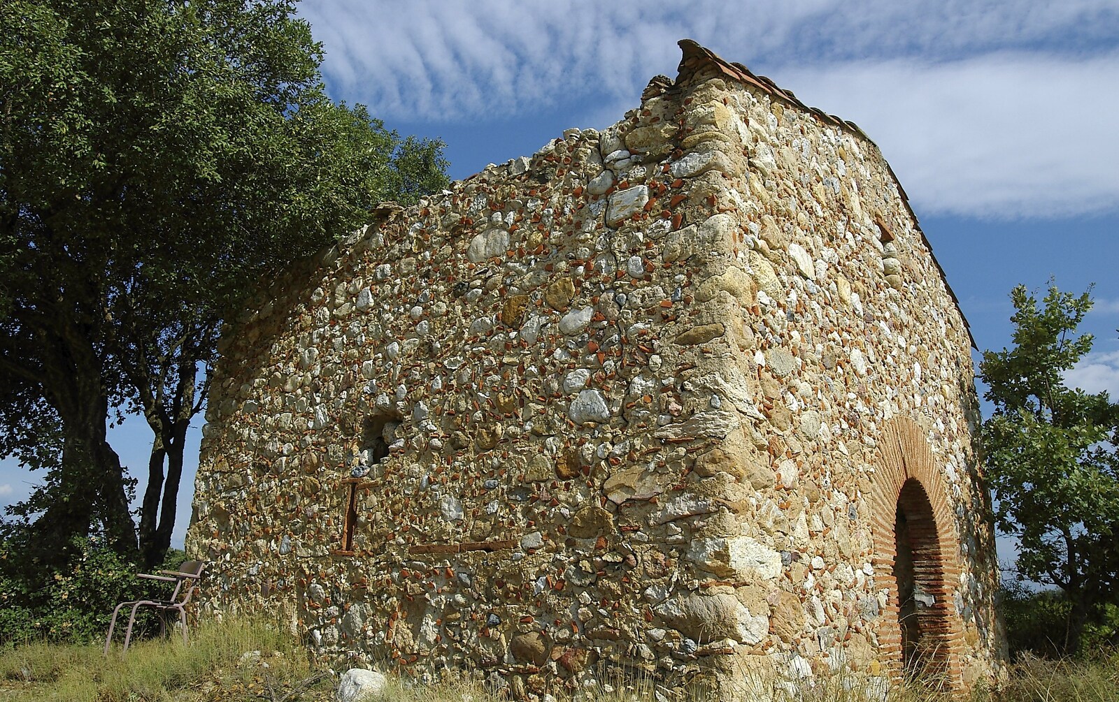 A derelict hut from A Roussillon Farmhouse, Fourques, Perpignan, France - 17th September 2006